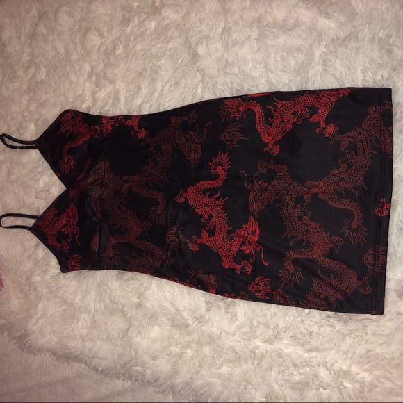 Shein Dragon Print dress - Picture 3 of 3